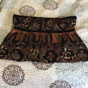 Tribal strapless top